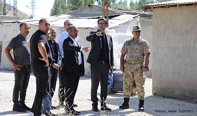 Erciş Belediye Başkan Vekili Su Deposunda İncelemede Bulundu